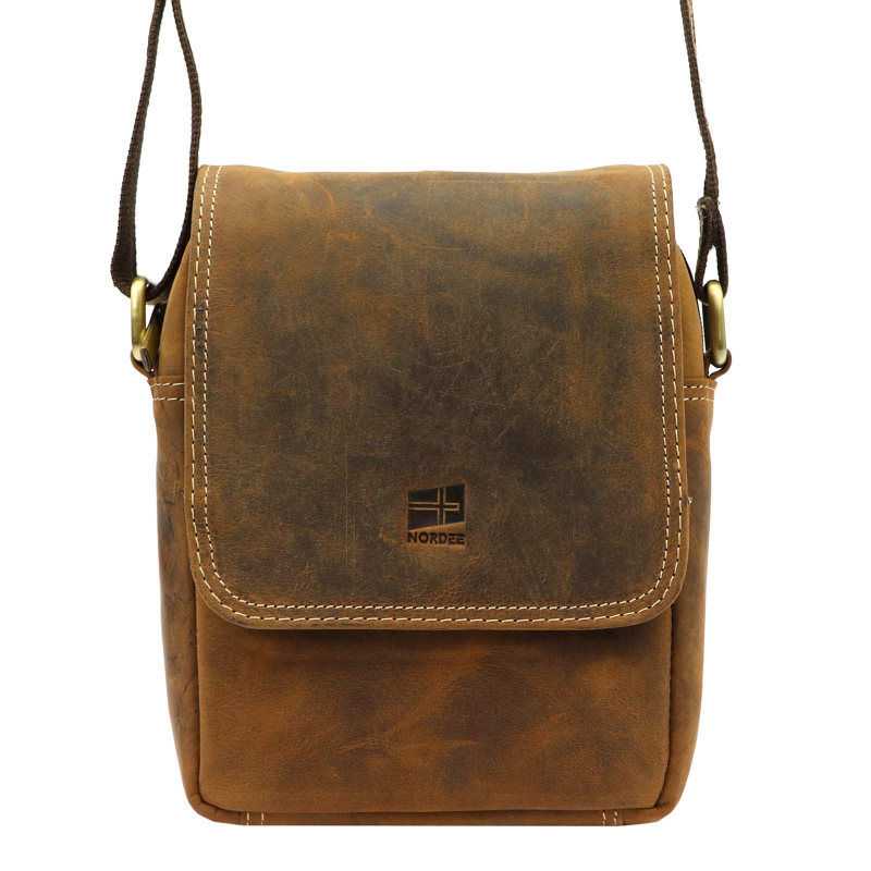 Pánské crossbody Nordee MSD-02 GM04 HUNTER hnědá