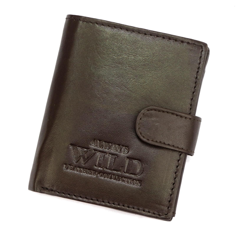 Pánská peněženka Wild N0036L-SCR tmavě hnědá