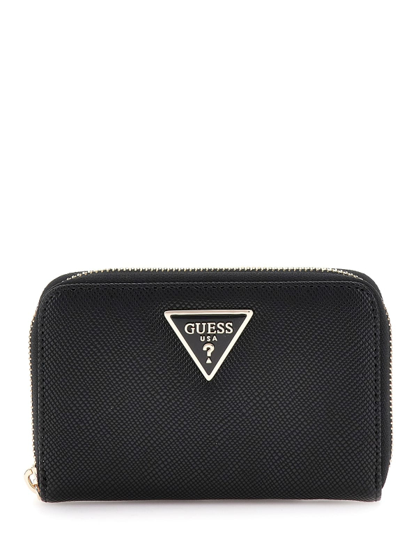 GUESS Laurel SLG Medium Zip Arround – Black – střední peněženka GUESS Laurel SLG Medium Zip Arround – Black – střední peněženka