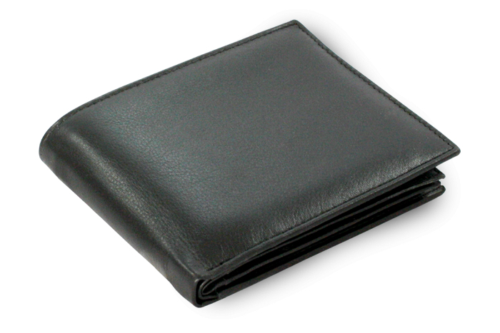 Peněženky - Černá pánská kožená peněženka 513-47100-60