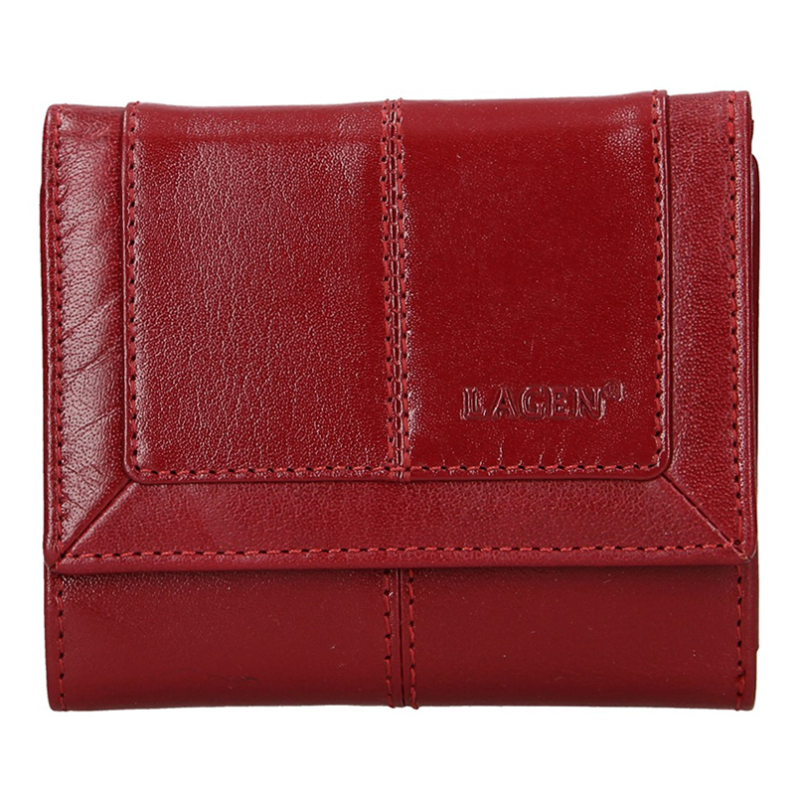 Peněženky - Lagen dámská peněženka kožená BLC/4391 červená - RED