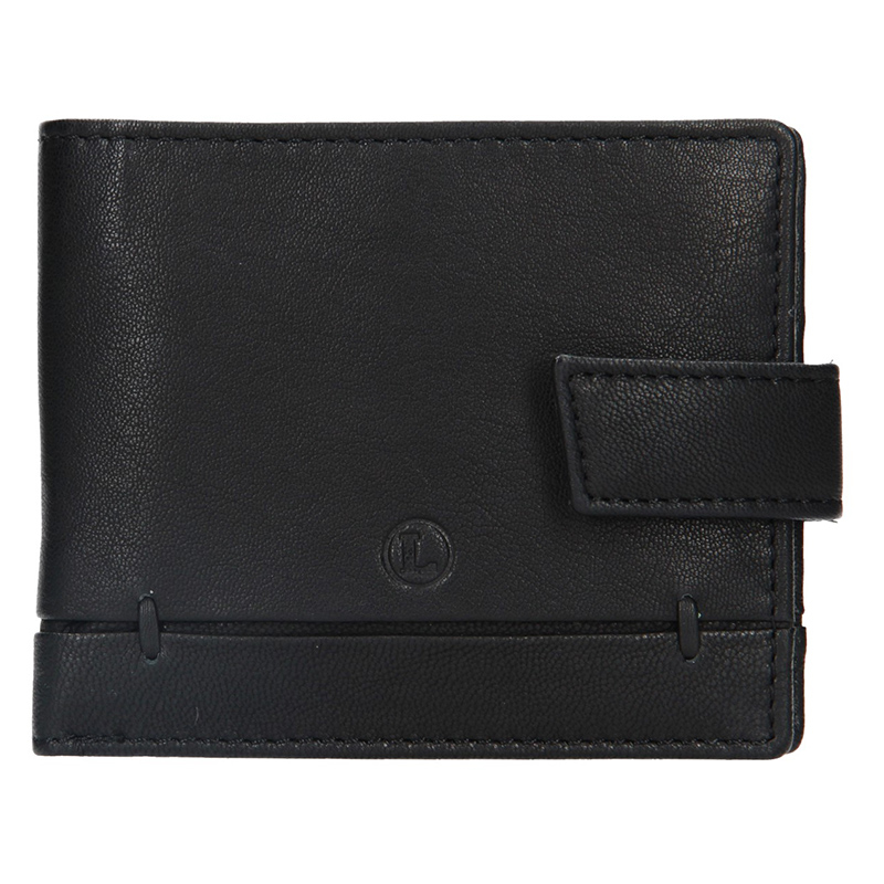 Peněženky - Lagen pánská peněženka kožená BLC/4139 - černá - BLK