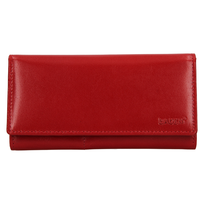 Peněženky - Lagen dámská peněženka kožená V-102/B-červená - RED