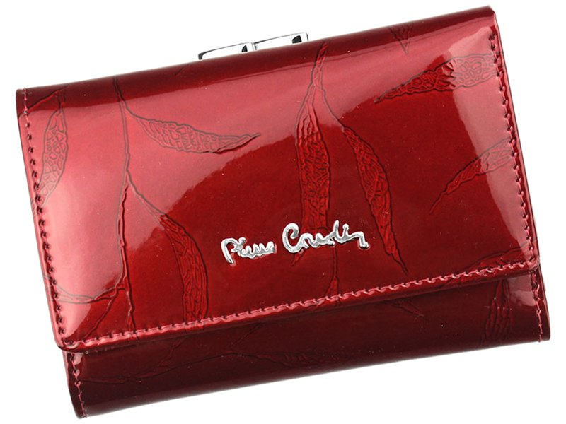 Peněženky - Dámská peněženka Pierre Cardin 02 LEAF 117 červená