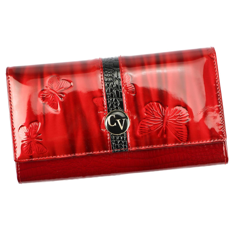 Peněženky - Dámská peněženka Cavaldi H22-3-DBF červená