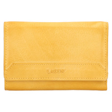 Lagen dámská peněženka kožená LG-11/D - žlutá - YELLOW