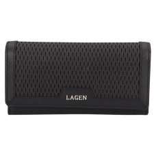 Lagen dámská peněženka kožená BLC/5704/123 černá-BLK