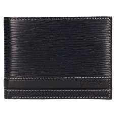 Lagen pánská peněženka kožená LG-2105 - černá - BLK