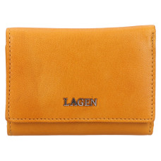 Lagen dámská peněženka kožená LG-2152-ŽLUTÁ-YELLOW