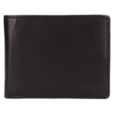 Lagen pánská peněženka kožená V-104 - černá - BLK