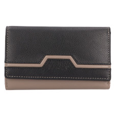 Lagen dámská peněženka kožená BLC/5375/422 - šedá/černá TAUPE/BLK