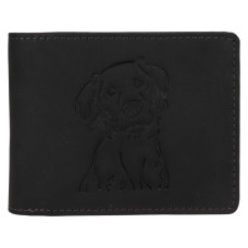 Lagen pánská peněženka kožená 66-6535 PES-DOG ČERNÁ-BLK