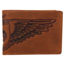 Lagen pánská peněženka kožená 66-6403 KŘÍDLA HNĚDÁ-TAN