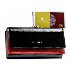 Dámská peněženka Peterson PTN 421028-SH černá, červená
