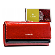 Dámská peněženka Peterson PTN 421028-SH červená, černá