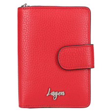 Lagen dámská peněženka kožená BLC-5584 ČERVENÁ - RED