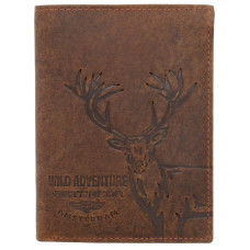 Pánská peněženka Peterson PTN N4-BE-DEER hnědá