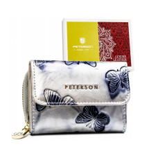 Dámská peněženka Peterson PTN 423229-BF SILVER stříbrná