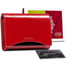 Dámská peněženka Peterson PTN PL-445.01 červená, černá