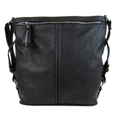 Moderní velká crossbody kabelka 74-MH černá