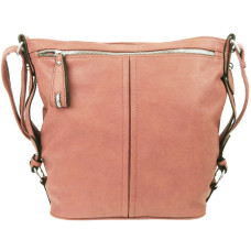 Moderní velká crossbody kabelka 74-MH růžová