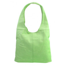 Dámská shopper kabelka přes rameno světle zelená