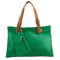 Moderní dámská kabelka přes rameno zelená