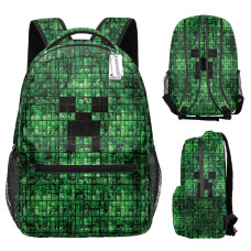 Dětský / studentský batoh s potiskem celého obvodu motiv Minecraft 1