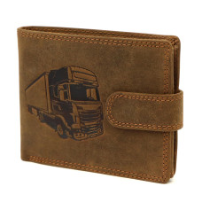 Pánská peněženka Nordee L895-TRUCK hnědá