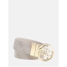 GUESS Nolana Adjustable & Reversible Belt – Dove Logo – dámský oboustranný pásek