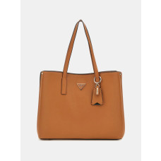 GUESS Meridian Girlfriend Tote – Cognac – dámská kabelka