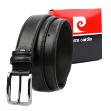 Pánský pásek Pierre Cardin PARURE04 BLACK GUN 130
