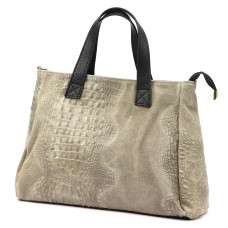 Dámská kabelka Luka 26-034 CROCO taupe
