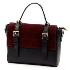 Dámská kabelka Luka 26-056 černá, vínová