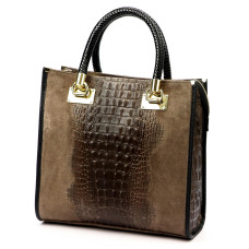 Dámská kabelka Luka 26-072 CROCO taupe