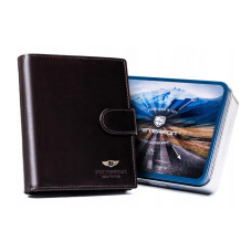 Pánská peněženka Peterson PTN 22307L-VT tmavě hnědá