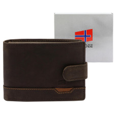 Pánská peněženka Nordee HJORT 8806A tmavě hnědá