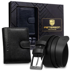 Pánská dárková sada Peterson PTN N4L-DOT BLACK 125