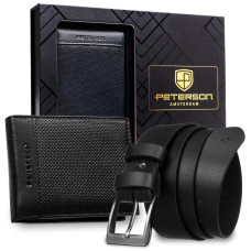 Pánská dárková sada Peterson PTN SET N992-DOT BLACK 115