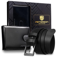 Pánská dárková sada Peterson PTN SET N992L-NGV-BW BLACK 125