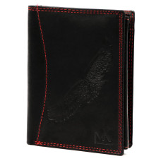 Pánská peněženka Money Kepper CDD 5601 BIRD černá, červená