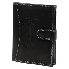 Pánská peněženka Money Kepper CDD 5601B WILD WEST černá, šedá