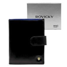 Pánská peněženka Rovicky N4L-RVT-2 RFID černá, modrá