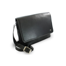 Černá kožená taška na notebook 213-6118-60