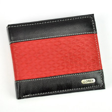 Pánská peněženka Loren N992-DDG černá, červená