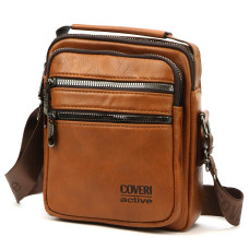 Pánské crossbody Coveri C5022 světle hnědá