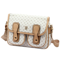 Dámská kabelka BRICIOLE 4195# bílá, béžová