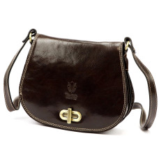 Dámská kabelka Florence 59 tmavě hnědá