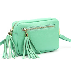 Dámská kabelka Luka 20-030 DOLLARO GOLD mátová