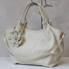 Dámská kabelka Luka 26-031 DOLLARO + FLOWER béžová